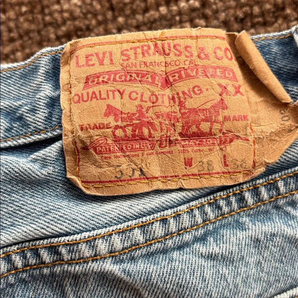 Vintage Distressed Levi’s 501 Jeans